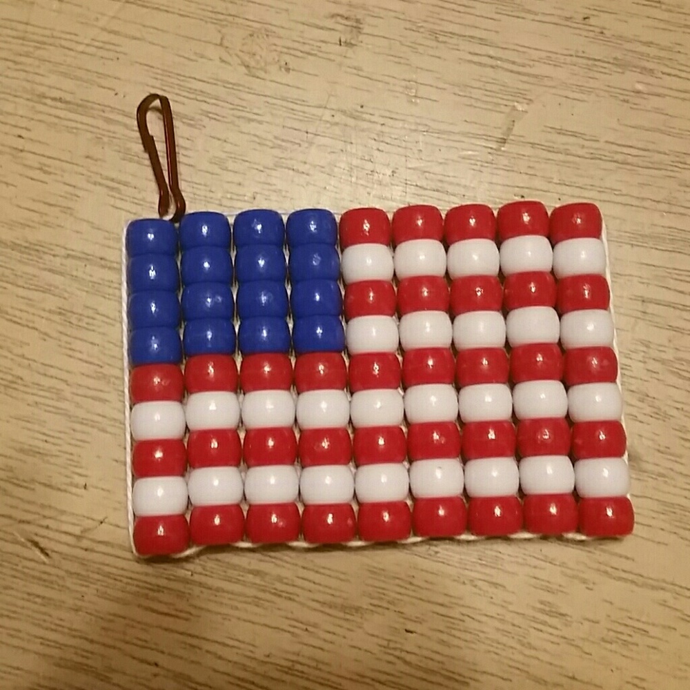 Handmade American flag